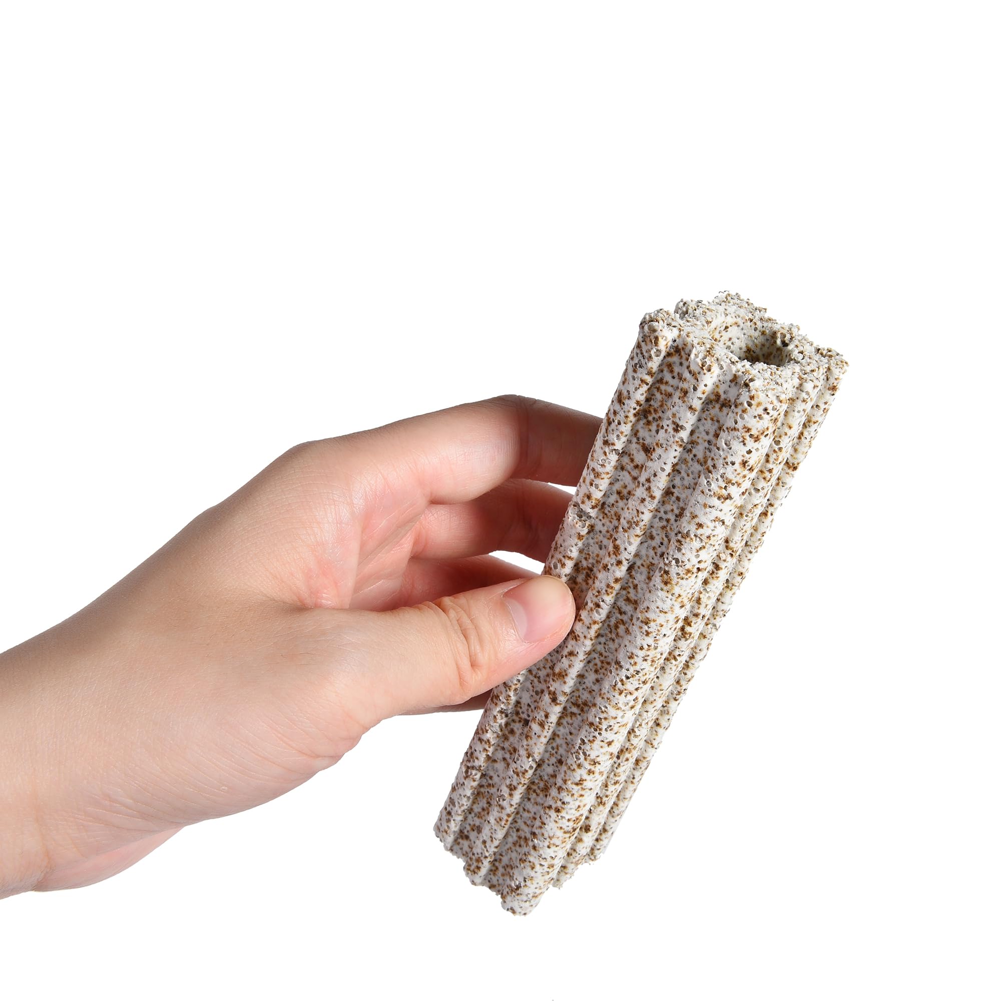 ALEGI Medios de filtro biológicos de cerámica, medios de filtro porosos para tanque de sumidero, estanque, tanque de peces de acuario (grande, 24 piezas)