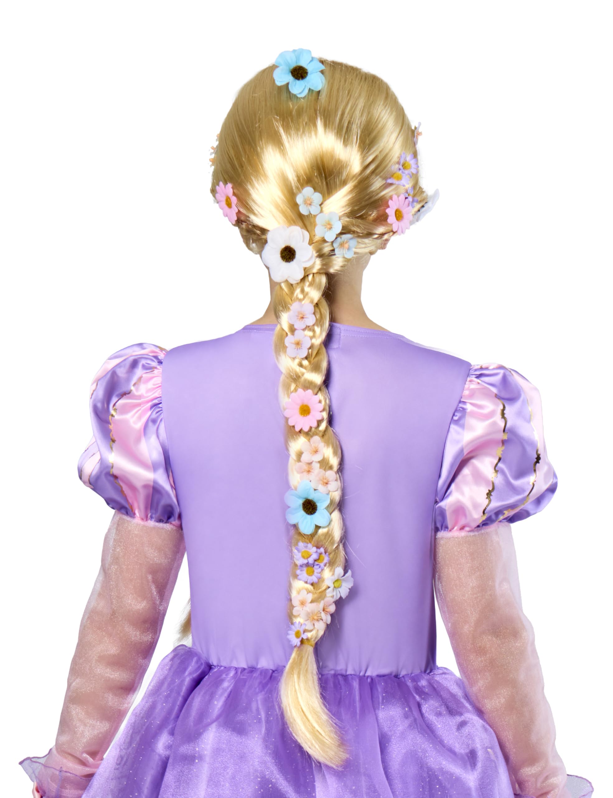 Party City Disney Princess Tangled: parrucca Rapunzel per bambine, taglia unica