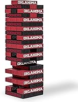 Vista 24 de Wild Sports NCAA Pro Football Tabletop Stackers Block Game for College Football Fan, Dorm Game, Tailgate