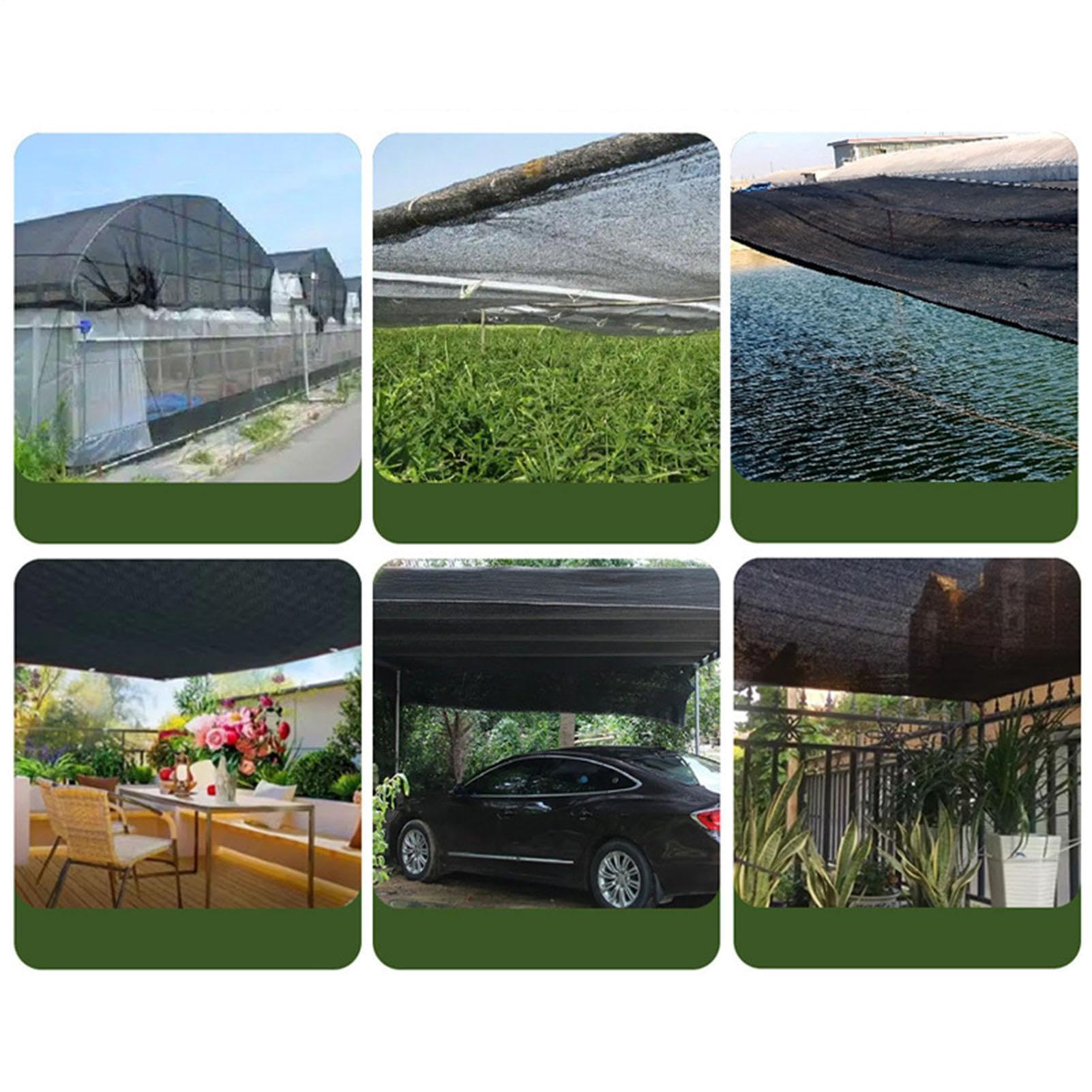 Malla de Sombreo para Plantas De Red Transpirable Con Bloqueo UV | Con Ojales Toldos Sol Exterior Patio En , Vegetales, Plantas, Perrera, Invernadero, Patio, Exterior Y Aire Libre