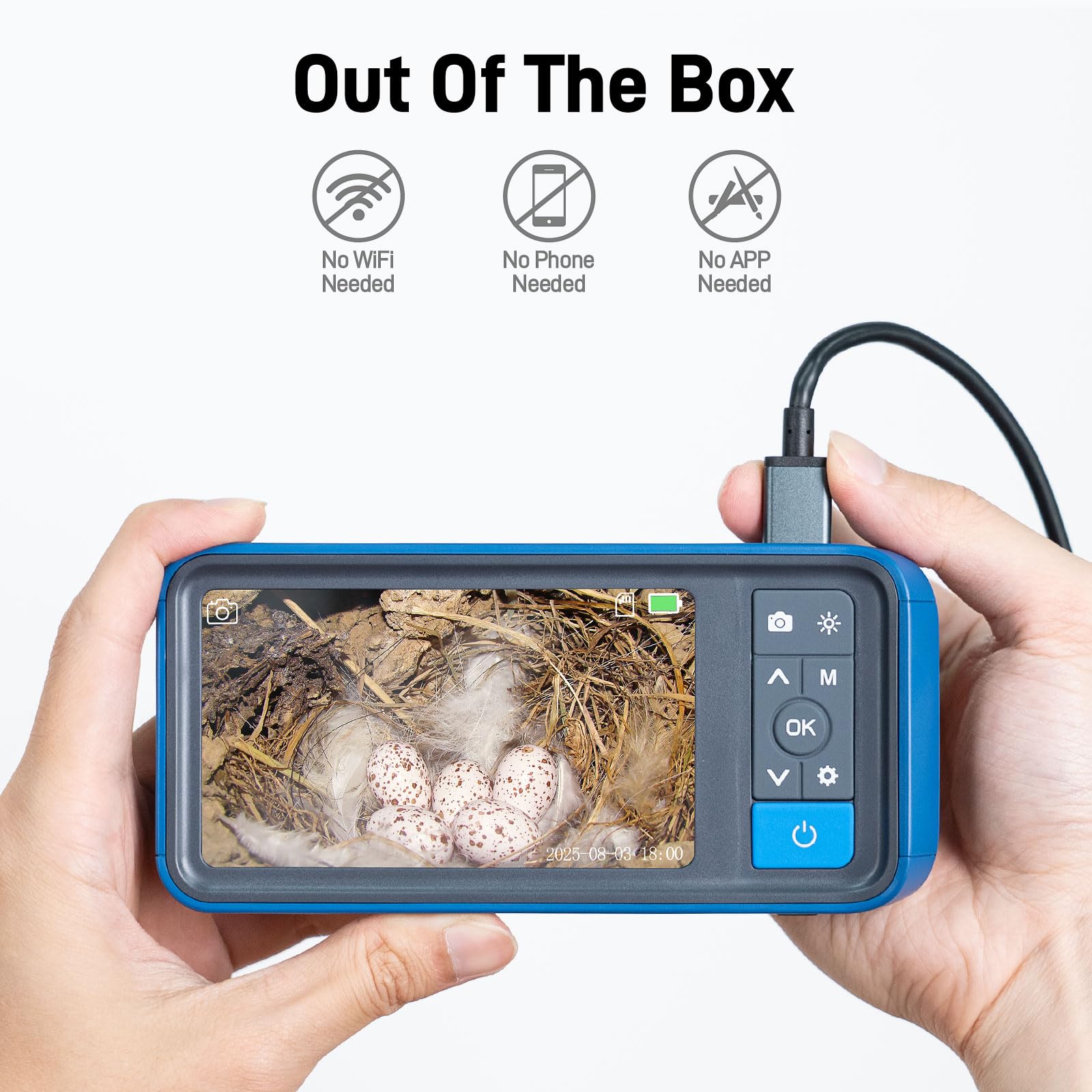 Teslong 5FT Telescopic Endoscope for Ceiling & Roof Inspection — Amazon image 6