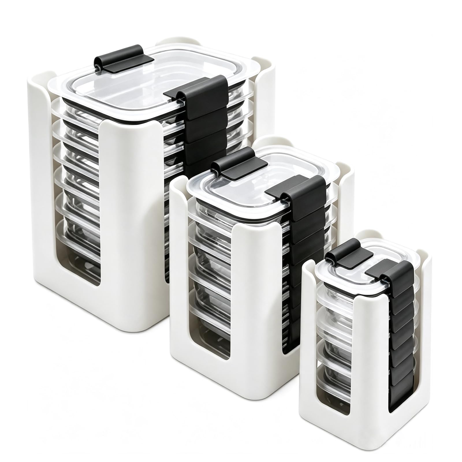 Food Container Lid Organizer for Rubbermaid Brilliance Snap-On Lids