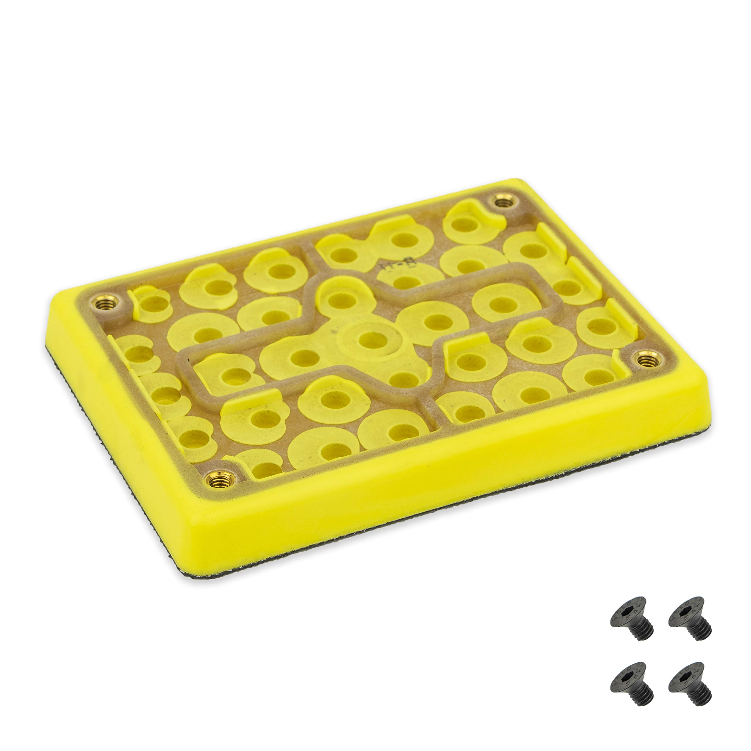 TGR 3" x 4" Sanding Backup Pad - Made in USA (Vacuum Hook Face)