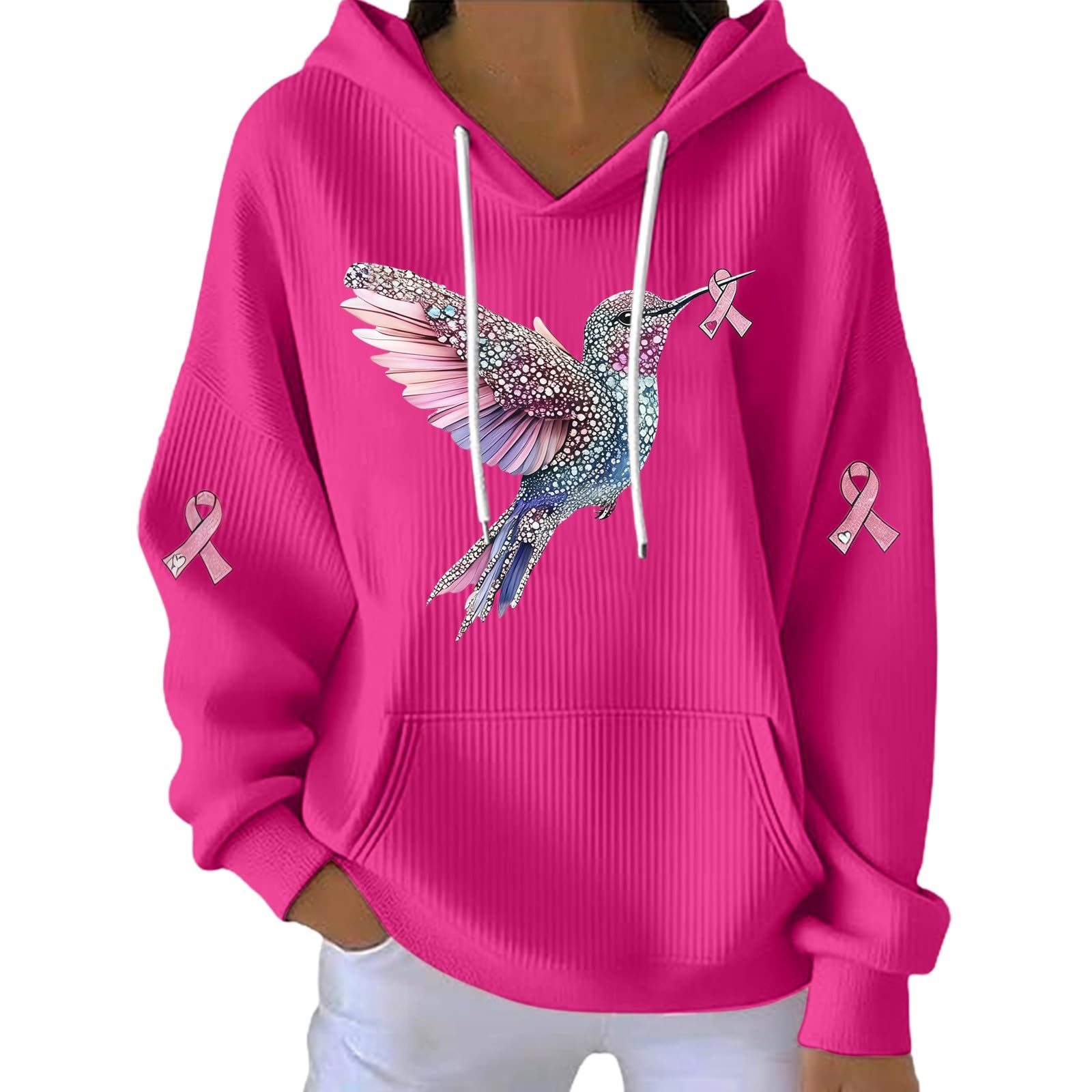 Générique Sweat-Shirt Personnalisable Veste Longue Femme Hiver
