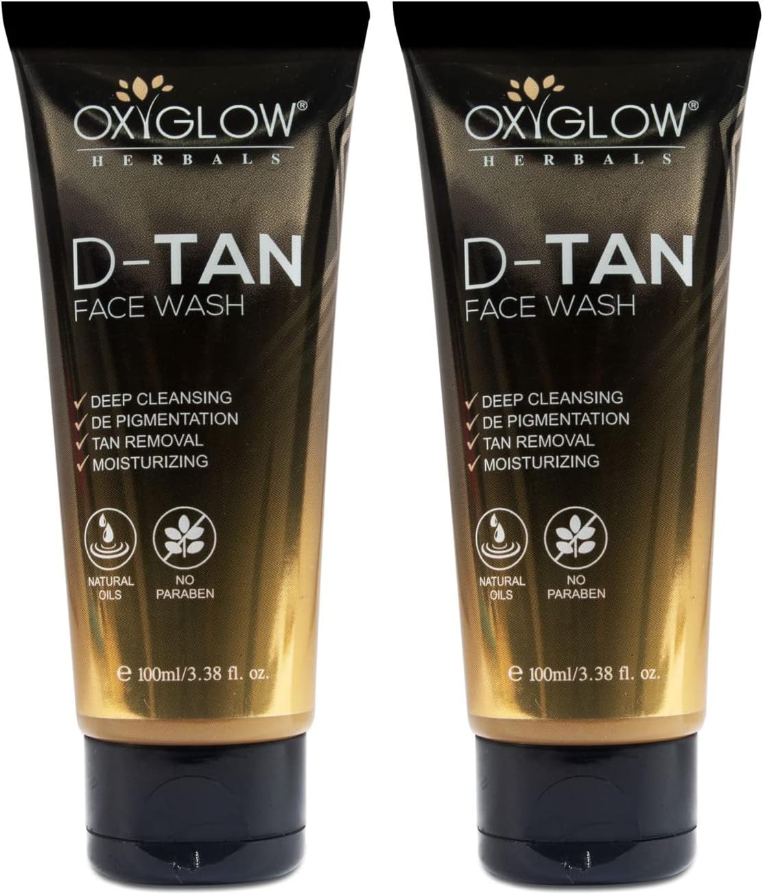 OxyGlow Herbals D-TAN Face Wash-100g| Helps Removes Dirt |Brightening & Glowing Skin|Deep Cleansing|De-Pigmentation|Tan Removal|Nourishes|Hydration|All Skin Type|Moisturizing|Control Excess Sebum(PO2)