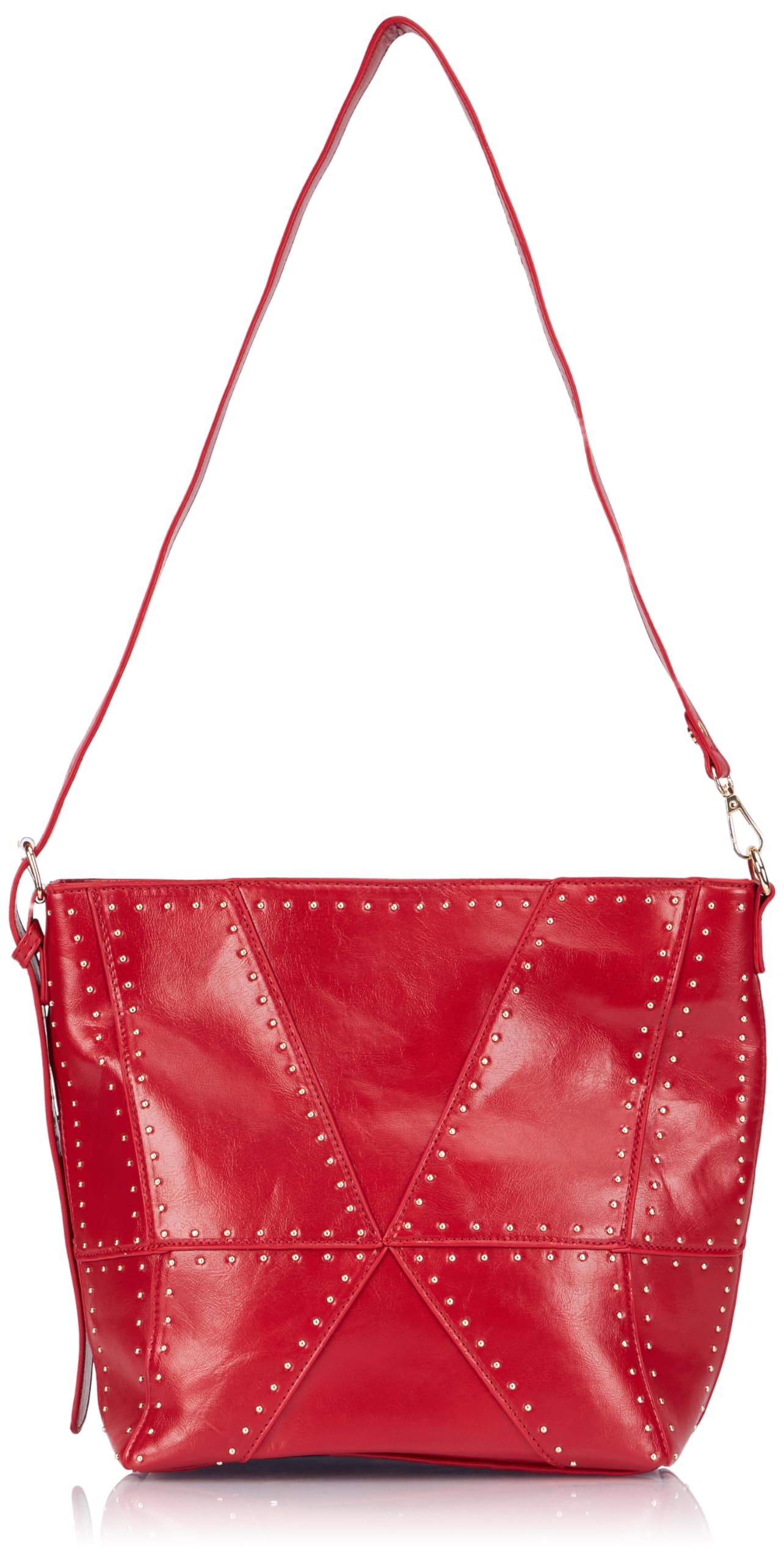 SIDONA Women's Shoulder Bag, DarkRed, One Size