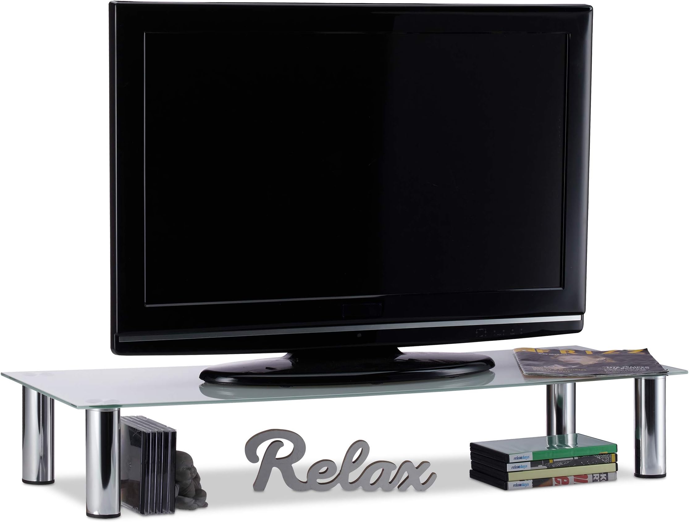 Euro Tische TVBoard TVRack Glas in 3 verschiedenen Größen & Farben