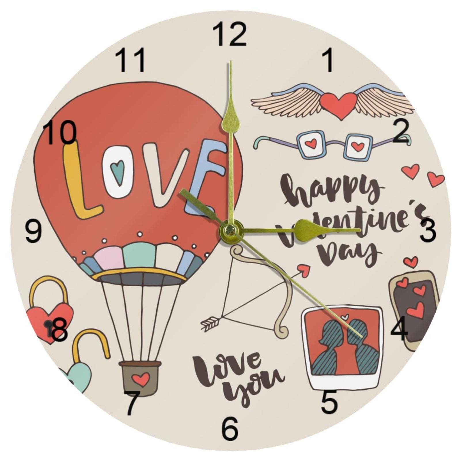 Horloge murale silencieuse pour en finir avec le tic-tac dans la chambre