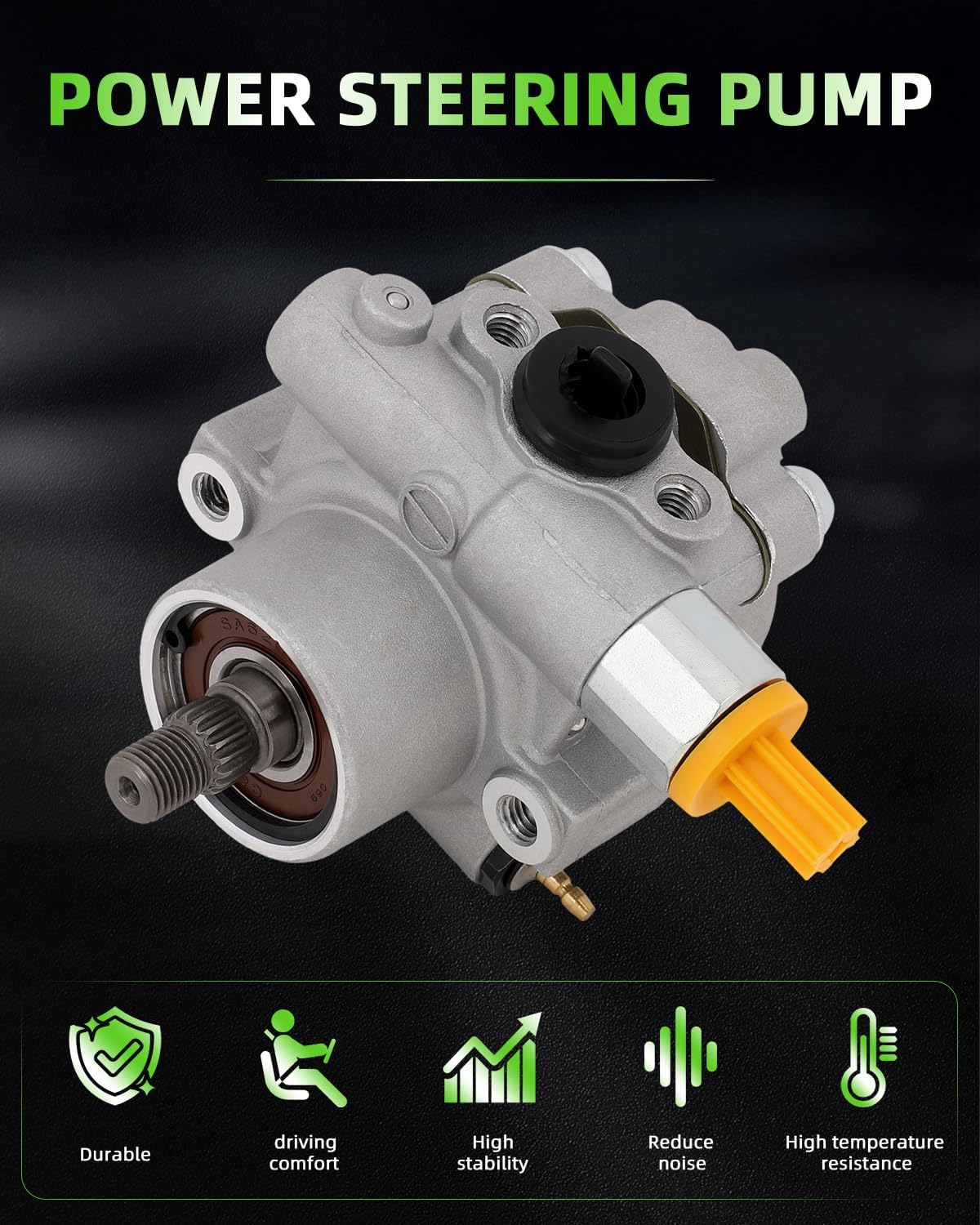 SCITOO Power Steering Pump Replacement for 1998-1999 for Acura for SLX 3.5L 21-5861 Power assist pump