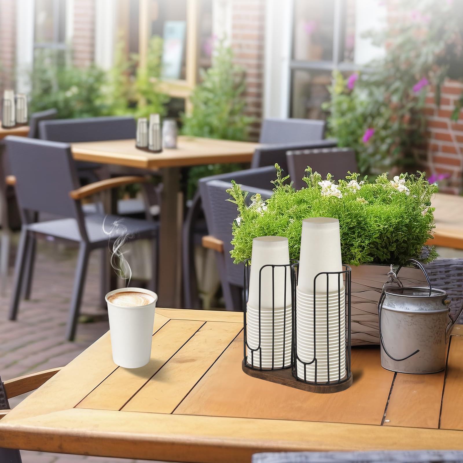 Organizador de tapa, diseño que ahorra espacio, almacenamiento vertical delgado para hasta 10 tapas, organización de armarios de cocina y encimeras sin desorden