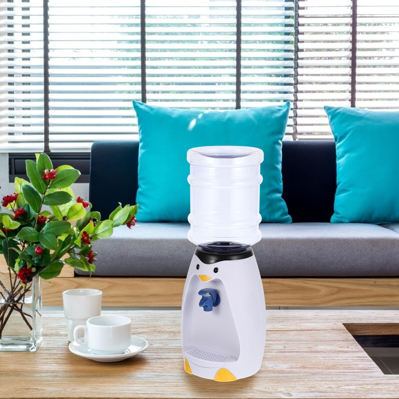 Didiseaon Dispensador de Máquina Agua Pequeño y Atractivo Eléctrico Fría Hogar Sala Té Diseño Compacto Capacidad 200 Ml Fácil Operar Adecuado Uso Doméstico Espacios Reducidos