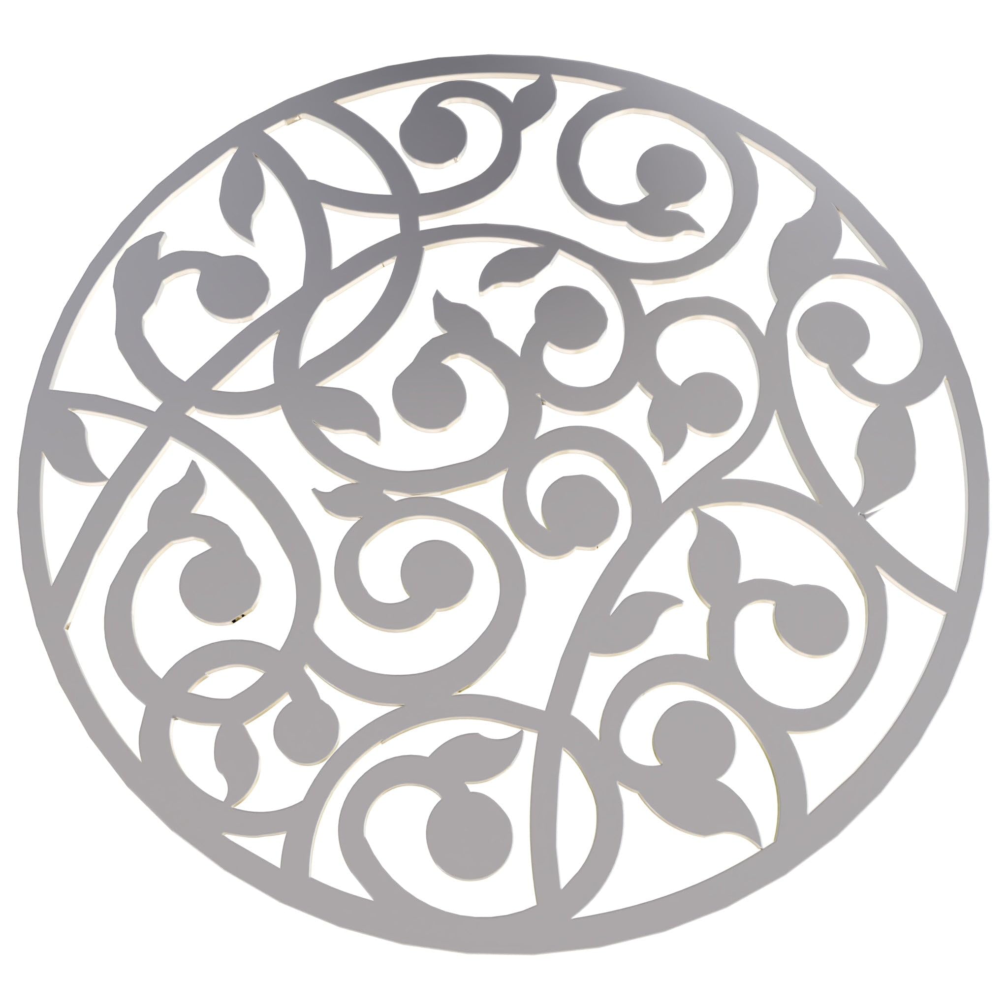 Okrągły grill zamienny mandala do grilla łańcuchowego firmy Weber, Napoleon, Rösle [G0002] (stal węglowa, średnica 55 cm, do grilla 57 cm)