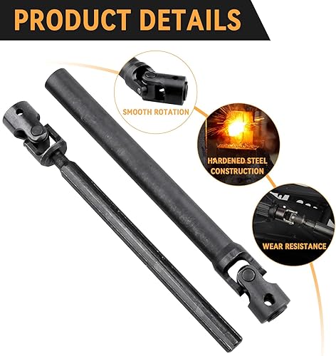 Miniatura 4 de Eje de transmisión universal de acero estriado, eje de transmisión CVD, escala 110, reemplazo de actualizaciones de automóvil RC Crawler para