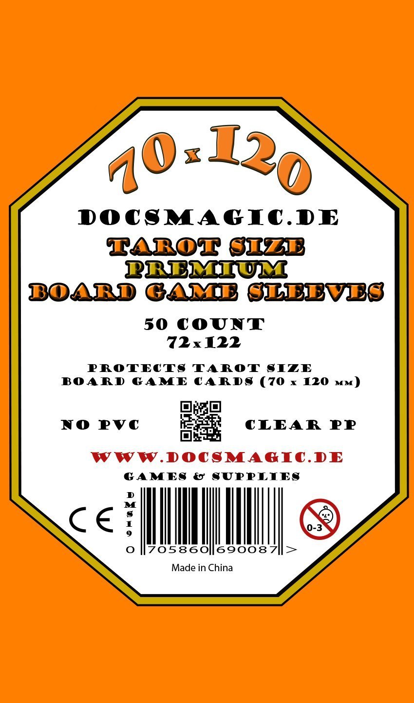 docsmagic.de Anachrony Premium Sleeves Bundle - 59 x 92 Euro-Standard & 44 x 68 Euro-Mini & 70 x 120 Tarot