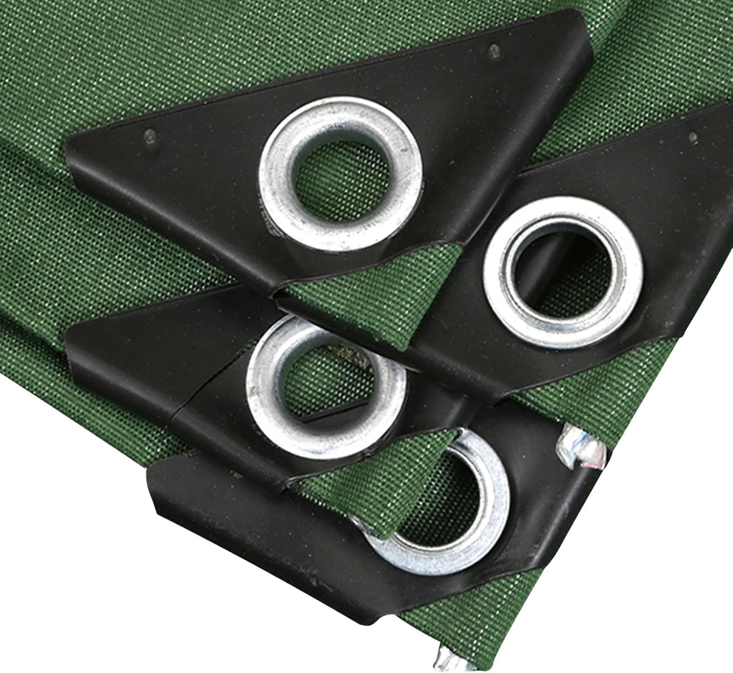 Green Canvas Tarp Sheet 1x1m 1x1.2m 1x1.5m Heavy Duty 600g/m² Tarpaulin, Waterproof Canvas Covers for Floor & Furniture Protection, Groundsheet(1x2m)