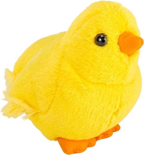 Wild Republic Audubon Baby Chick Plush with Authentic Bird Sound,