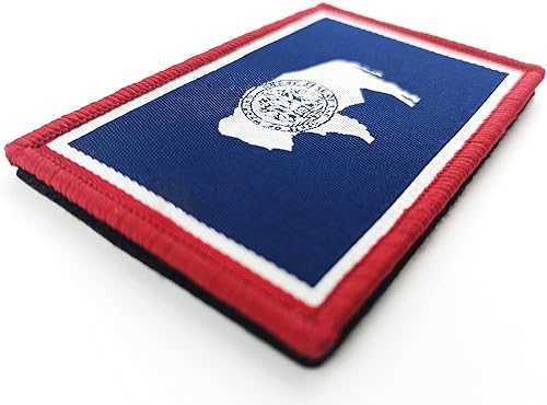 Miniatura 10 de Overdecor Parches militares tácticos de la bandera de Nueva York, cierre de velcro, paquete de 2