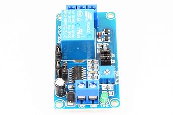 NOYITO Cycle Time Delay Switch Relay Module Delay Circuit Module 0.1-3700 Seconds Time Adjustable Suitable for Automation Equipment Control PLC Control (5V)