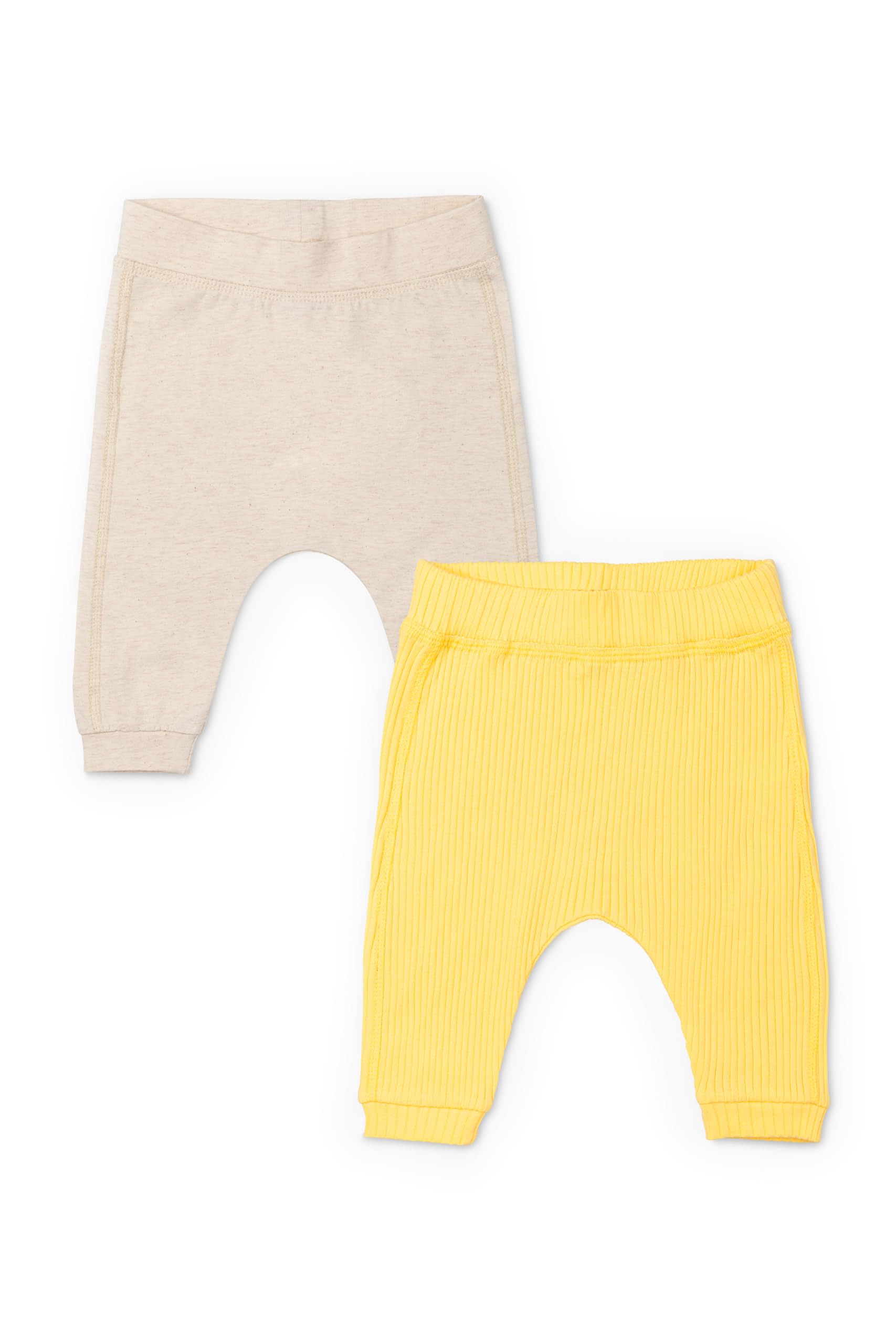 MONICA ANDY Groove Pants 100 Organic Baby Clothes for Boys 2 Pack Pull On Baby Sweatpants
