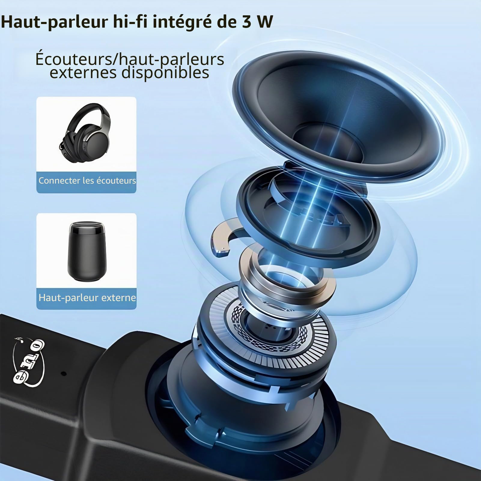 Instrument à Vent Numérique, Haut-parleur HiFi, Connexion MIDI, Instrument à Vent électronique, Boutons Multifonctionnels, Instrument à Vent électrique, avec 12 Accompagnements