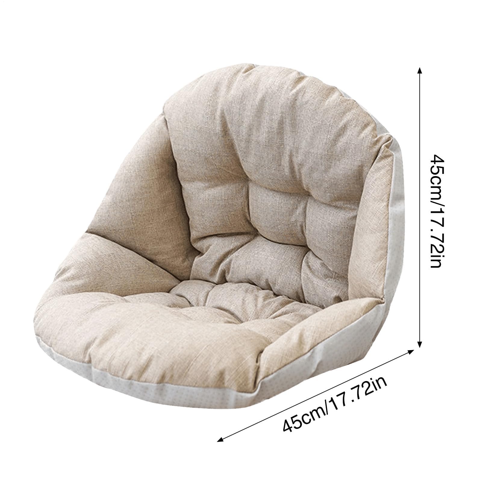 Eiersessel Ersatzkissen 45x45 cm Hängeschaukelkissen für Innen & Außen Sitzauflage für Korb Eiersessel Hängemattenkissen für Büro Wohnzimmer Schlafzimmer