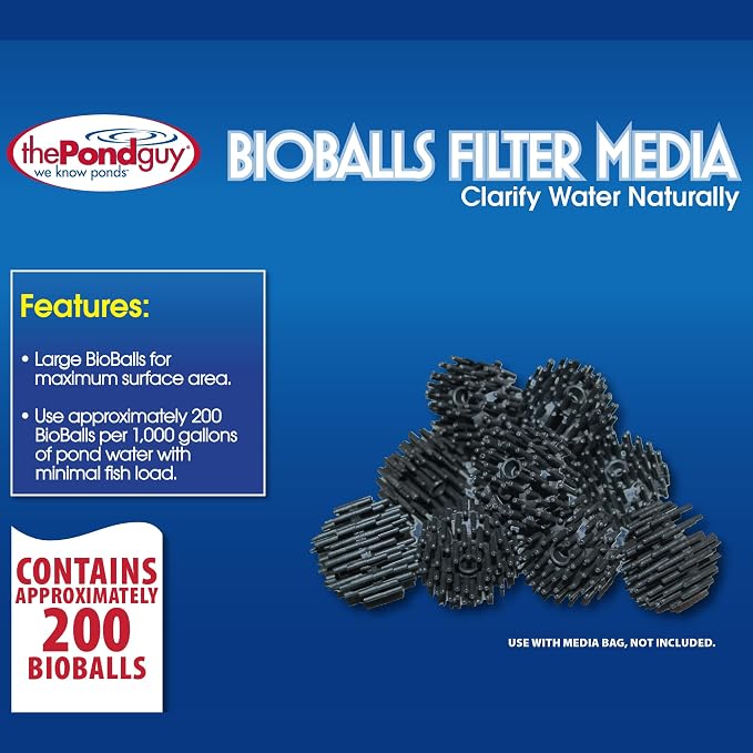BioBalls filtro biológico para estanques 200 piezas miniatura 2