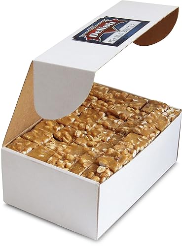 Miniatura 6 de It's Delish Gourmet Peanut Brittle - Caja a granel de 6 libras - Maní frágil de estilo antiguo en piezas de corte cuadrado - Caramelo dulce y