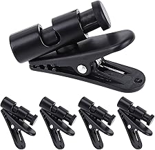 5 Pack Headphone Clips Headset Cable Clips for Earphone Wire Clips Cable Cord Clamp Hooks Collar Clamp Clothing Clips Earphone Winder Earbud Cable Clip Clamp Hooks, Fixing 2-4mm Headphone Wire
