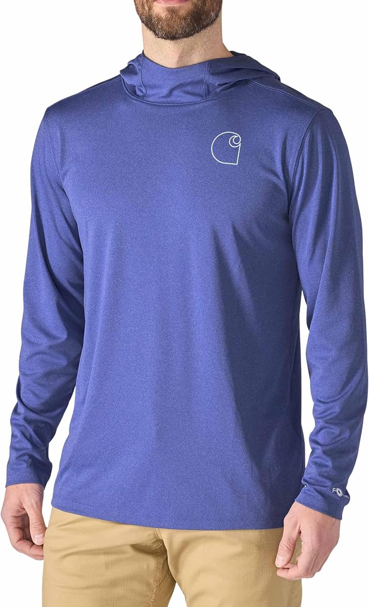 Carhartt Men's Force Sun Defender™ Relaxed Logo Hoodie