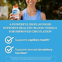 Vista 5 de Doctor's Best Soporte de venas con Diosvein & Menaq7, circulación para piernas saludables, sin OMG, sin gluten y soja, vegano, 60