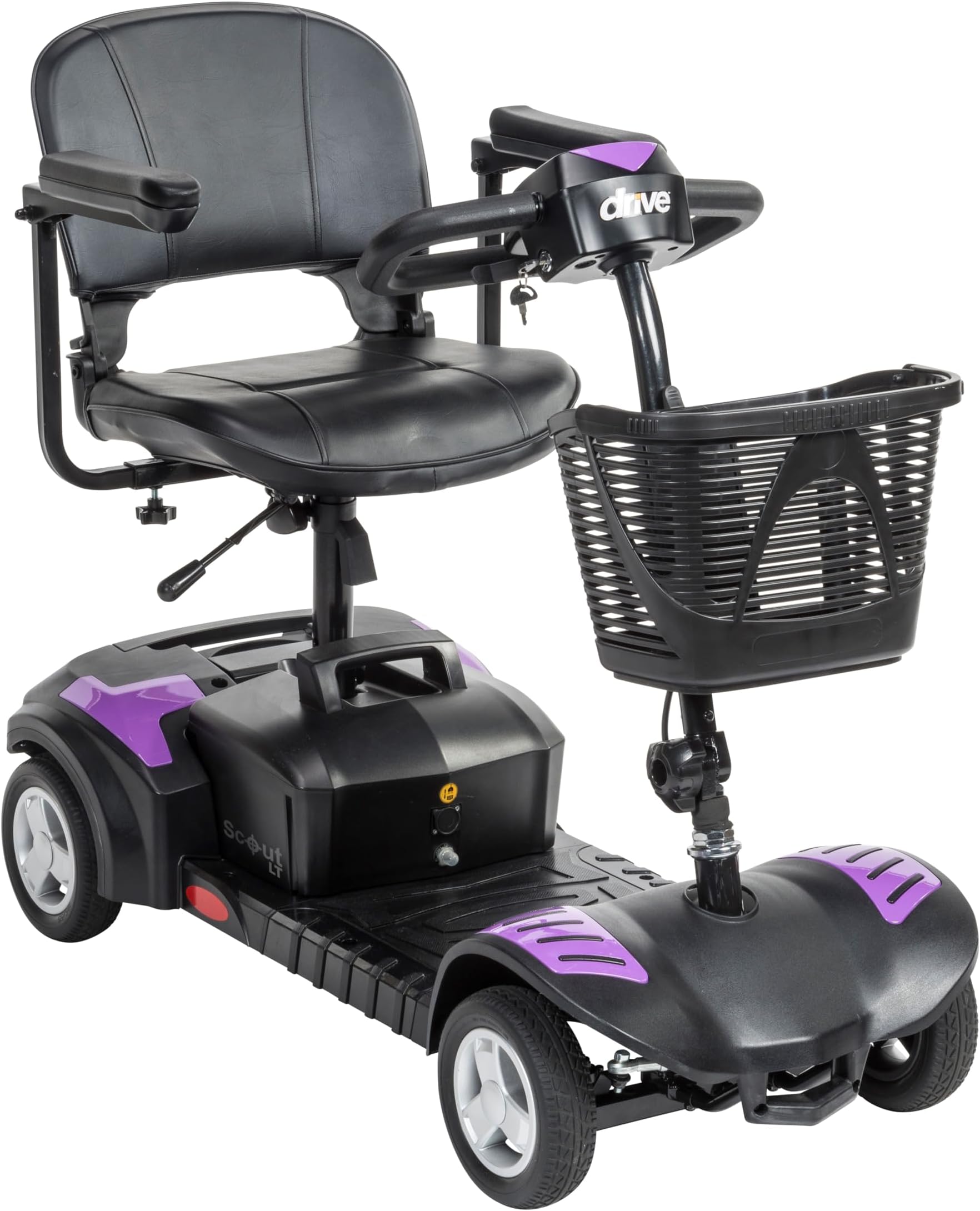 Drive Medical Scout Compact Travel Power Scooter, 4 Wheel