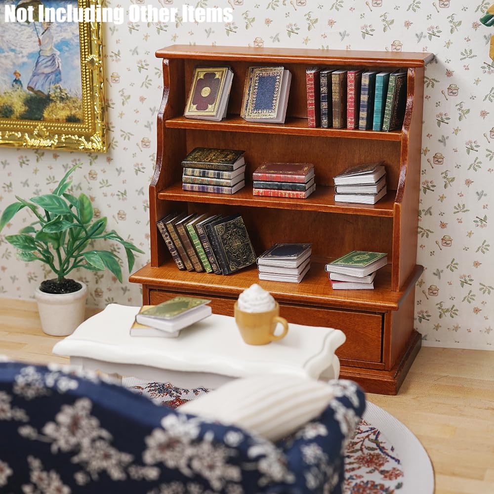 Amazon | Odoria ドールハウス 本棚 レトロ ミニチュア: 1/12 スケール