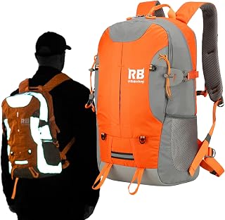 riderbag Reflective Motorcycle Backpack, Hi Viz Commuter Riding Bag | Designed by Riders for Everyday Rides with Laptop Compartment and Helmet Net. Built to Help You Be Seen.