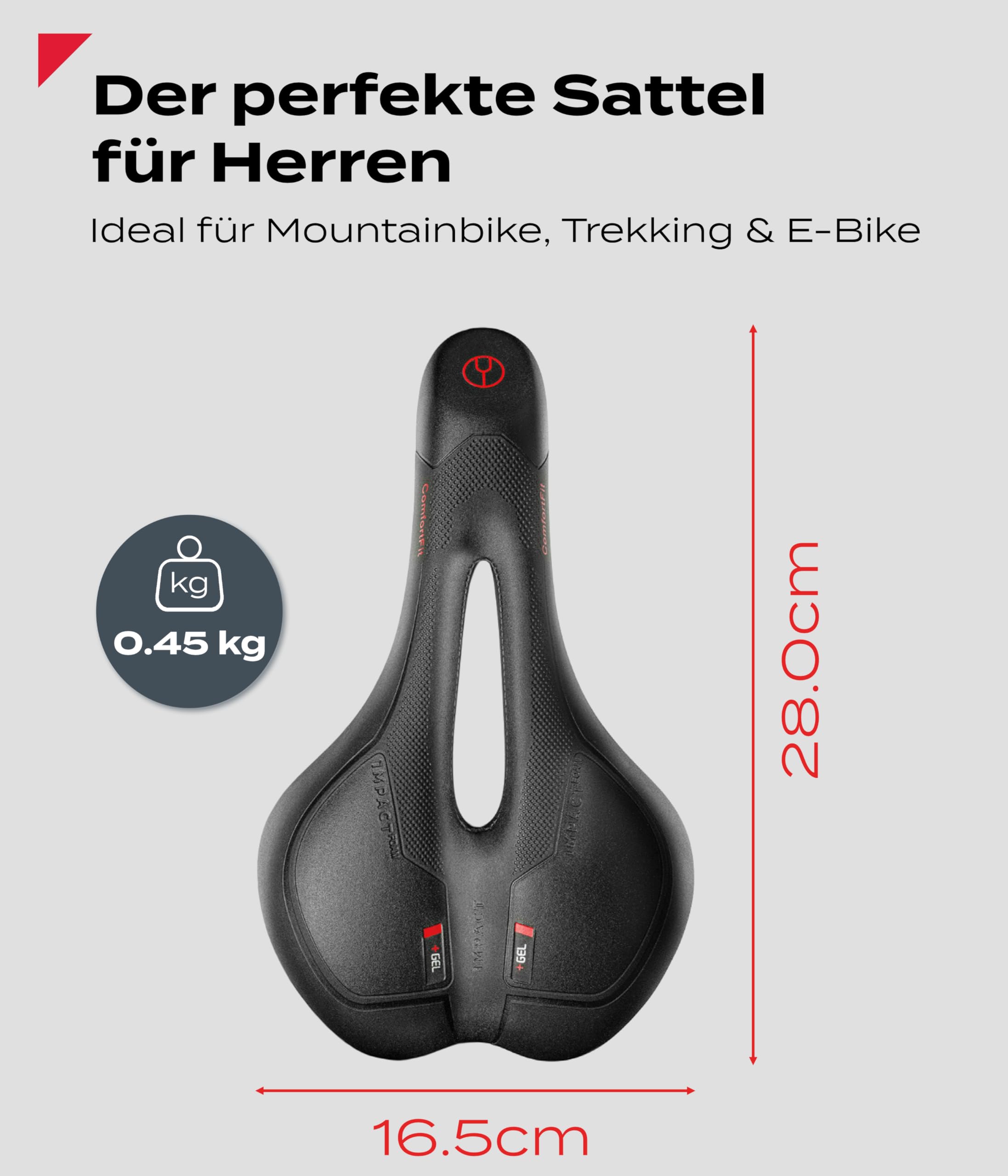 Fahrradsattel Super Leicht Kunststoff MTB  Bequemer Bergsattel Mit Gel Und  Spinnennetz Design