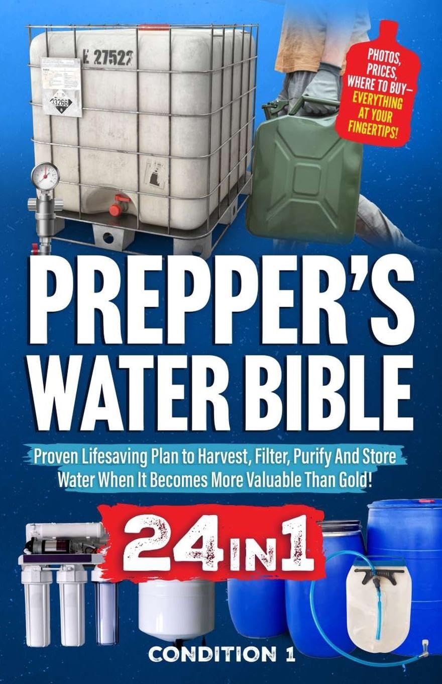 Prepper's Water Bible: Proven Lifesaving Plan to Harvest, Filter, Purify And Store Water When It Becomes More Valuable Than Gold! (Prepper Survival