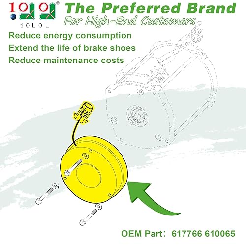 Miniatura 3 de 10L0L Freno de motor de carrito de golf mejorado para carritos de golf eléctricos y de litio de 48 V EZGO RXV (2008-2019) - Reemplaza la pieza OEM