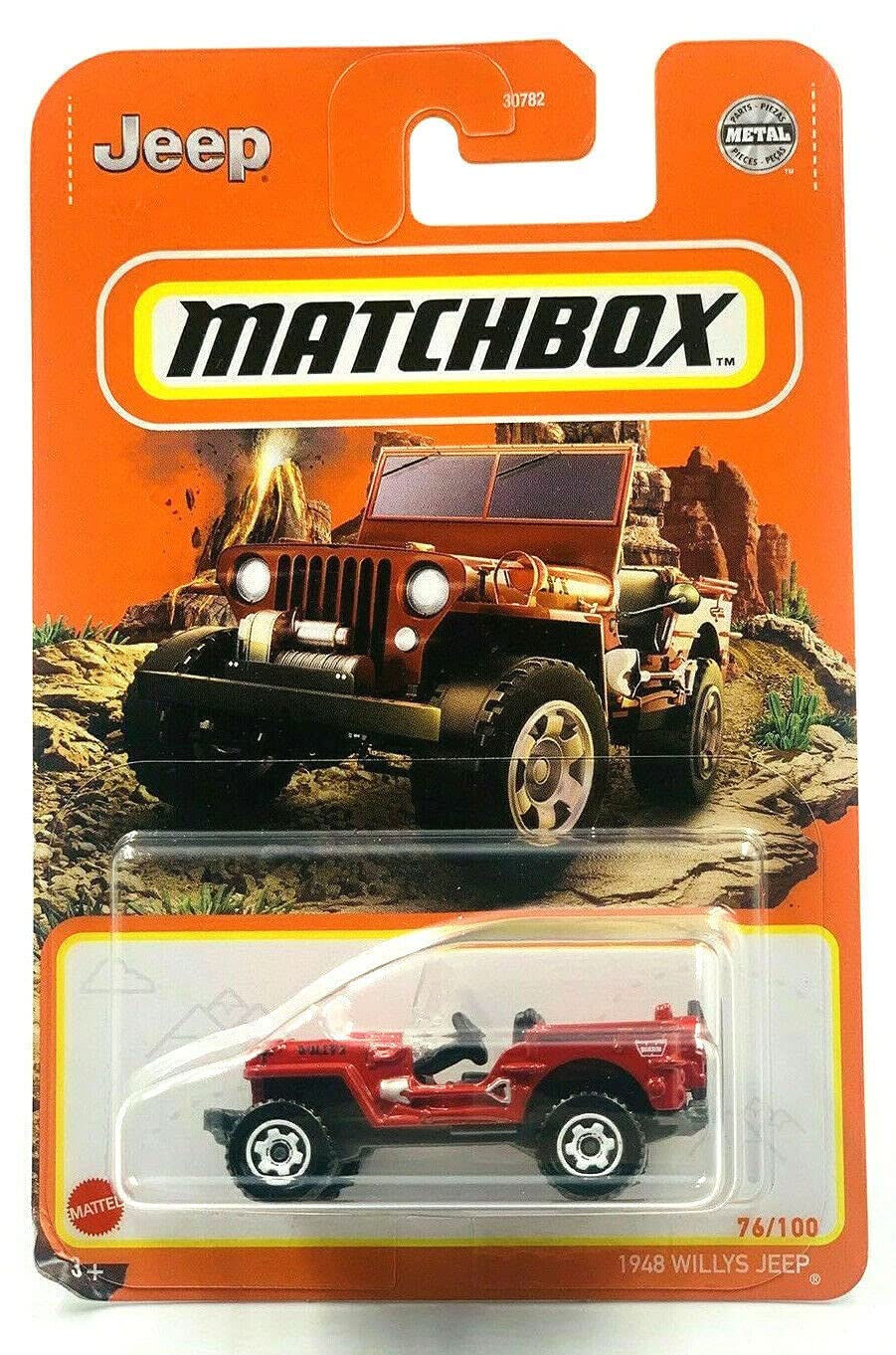 Miniature Mebetoys Mattel – Jeep Willys CJ – Casques Bleus (UN/ONU) – Échelle 1/43 – Boîte D'origine – Neuf