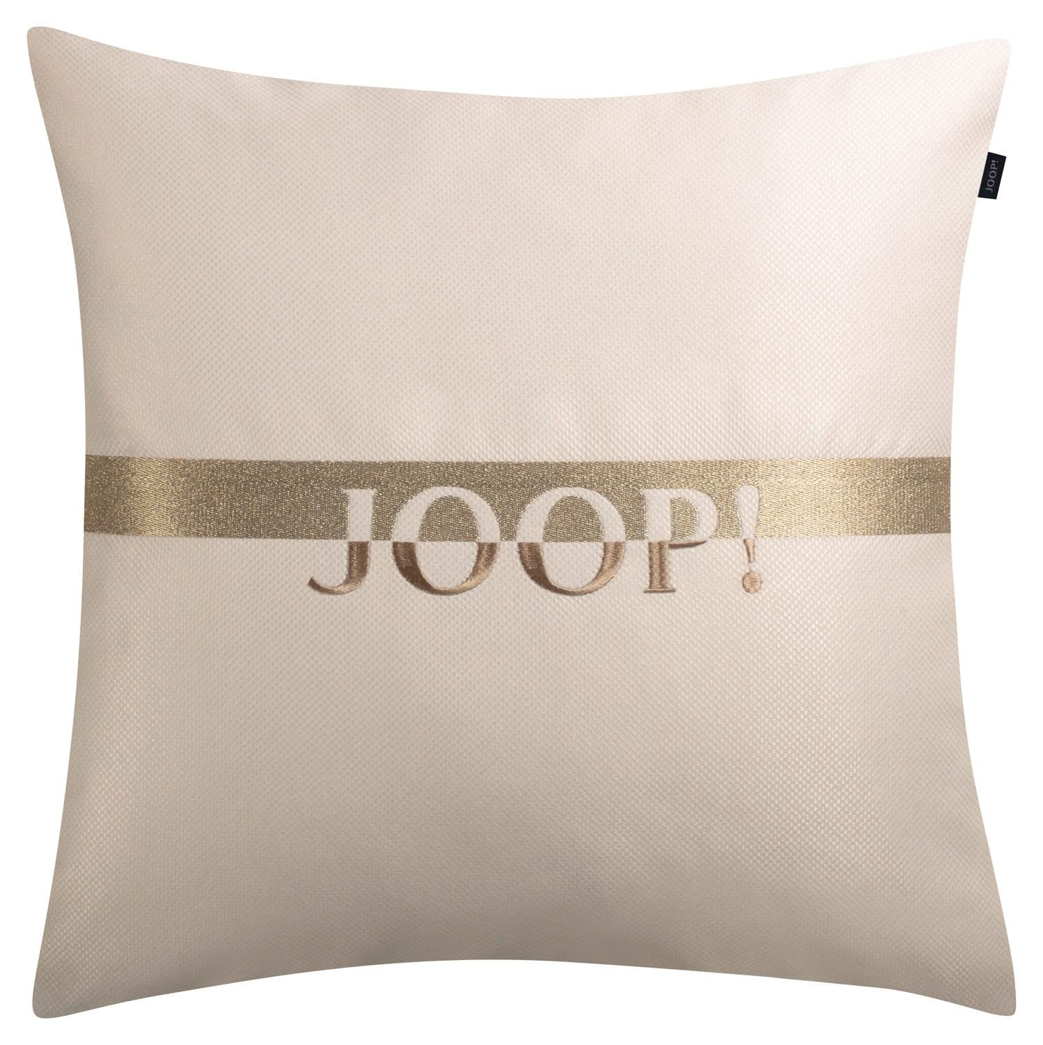Joop! Scene - Federa decorativa per cuscino senza imbottitura, colore: grigio scuro, dimensioni 38 x 58 cm, reversibile, effetto vellutato satinato