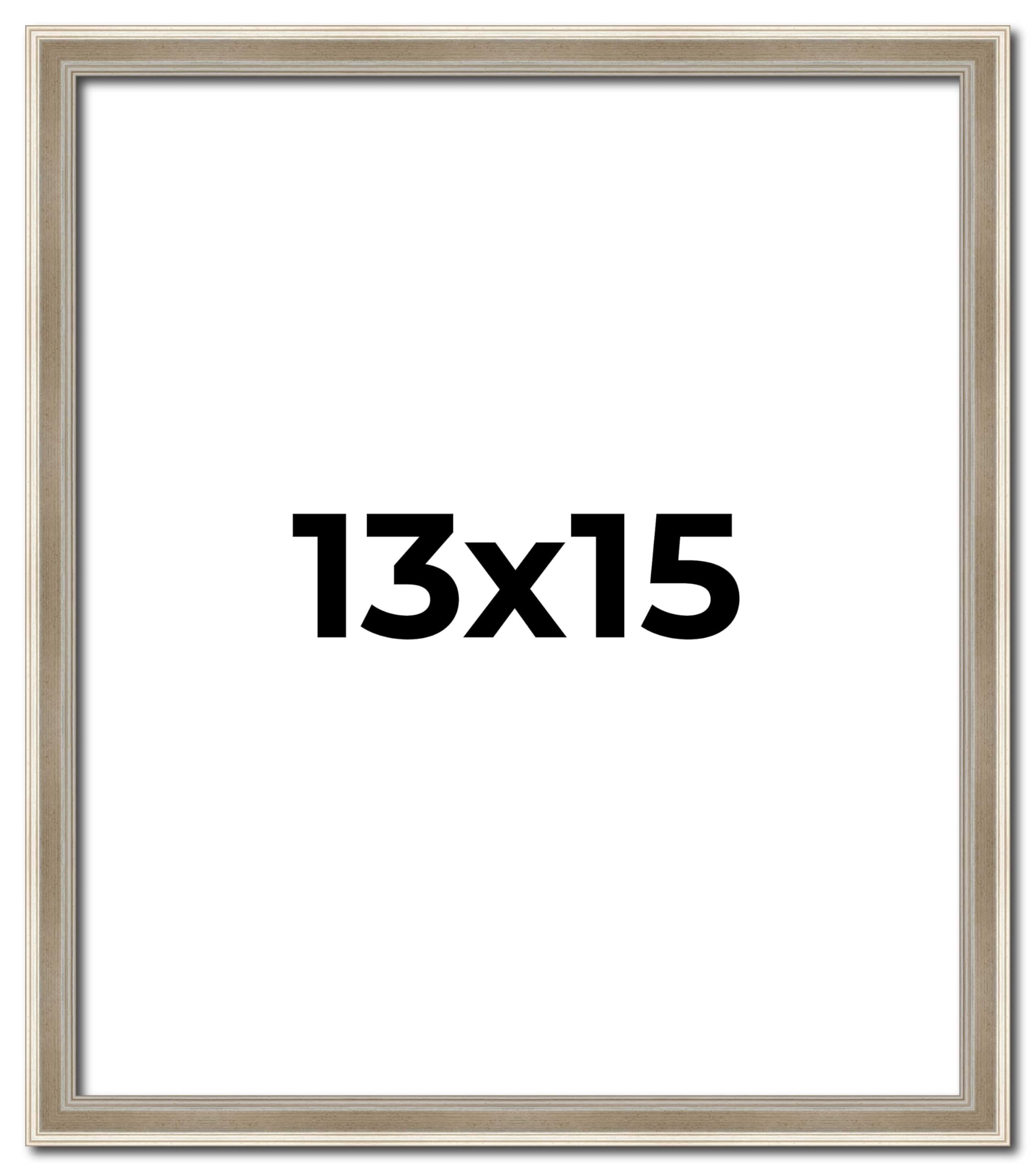 ✿✿✿paq1005ページ✿✿✿ Amazon.com - Poster Palooza 13x15 Frame Silver Modern Solid Wood