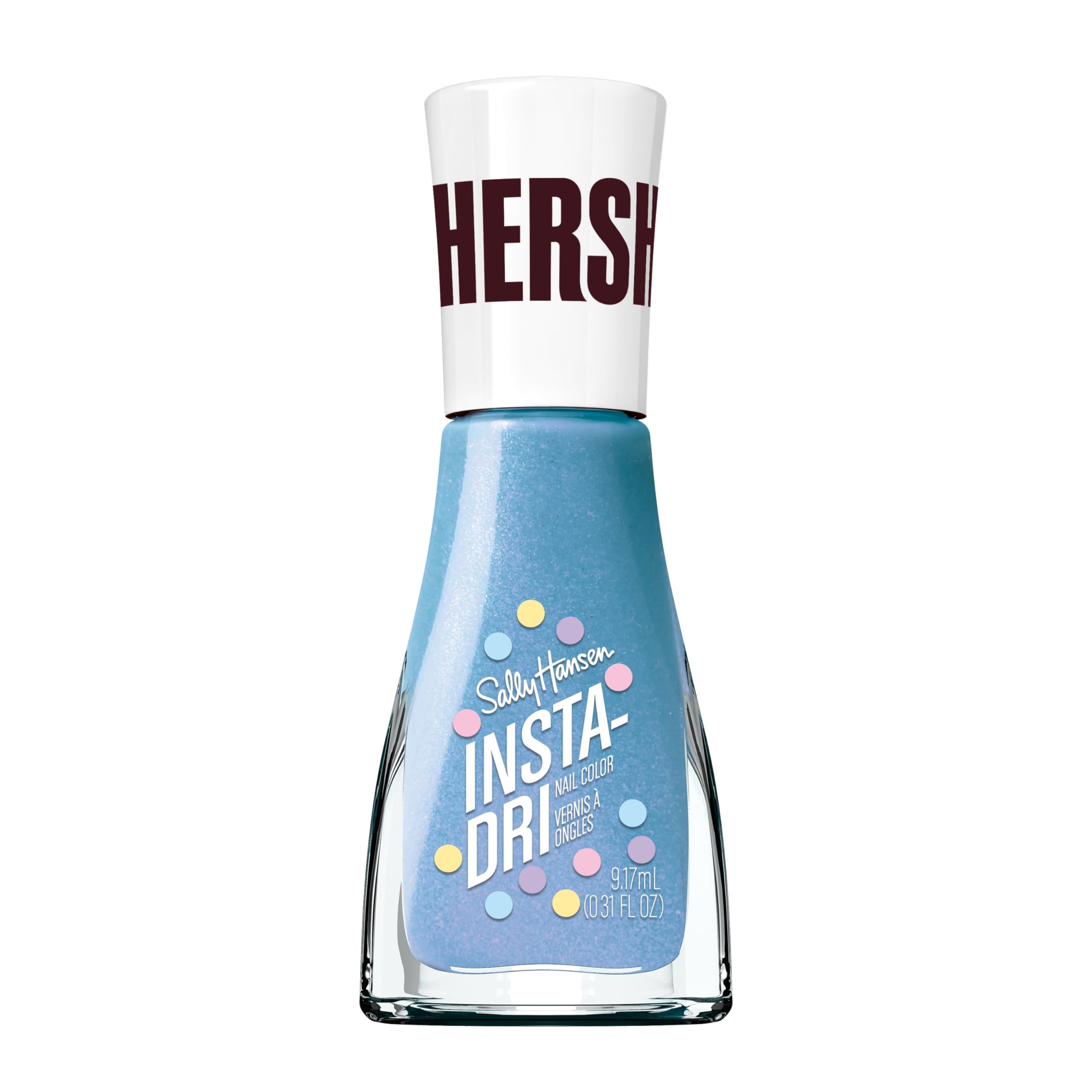 Sally Hansen Insta-Dri Nail Polish | Quick Dry, Long Lasting, Streak-Free Shine | Opaque, Shiny | 509 Mint Me in St. Louis | Soft Aqua Blue Nail Color.: 783 Sprout & Sparkle 0.31 Fl Oz (Pack of 1)