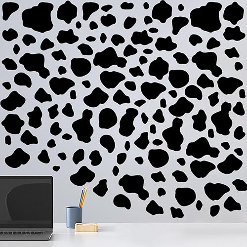 Miniatura 7 de AOWDIAO 280 calcomanías con estampado de vaca, calcomanías de vinilo para pared, automóvil, laptop, botella de agua y decoración del hogar