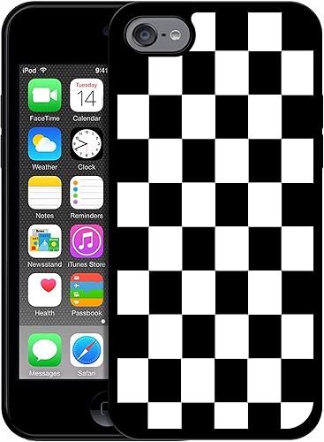SM Cases - Funda para iPod Touch 7, iPod Touch 6, iPod Touch 5, diseño impreso de goma suave TPU a prueba de golpes, funda trasera para iPod Touch