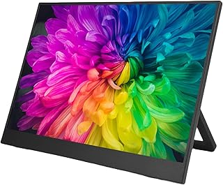 Taşınabilir Monitör, 14 inç 1920x1200 HD Dizüstü Bilgisayar Ekran Genişletici, HDR HDMI Tip C Stand Standlı Harici Ekran, OS Telefon Bilgisayarı Için RASPI Için Ultra İnce Oyun