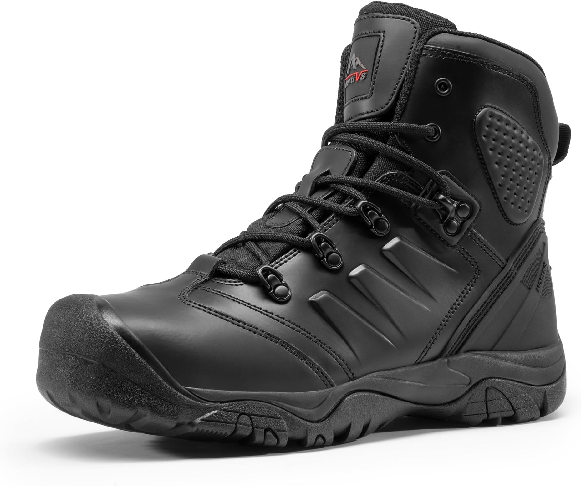 NORTIV 8Steel Toe Boots for Men Safety Waterproof Breathable Industrial Boots