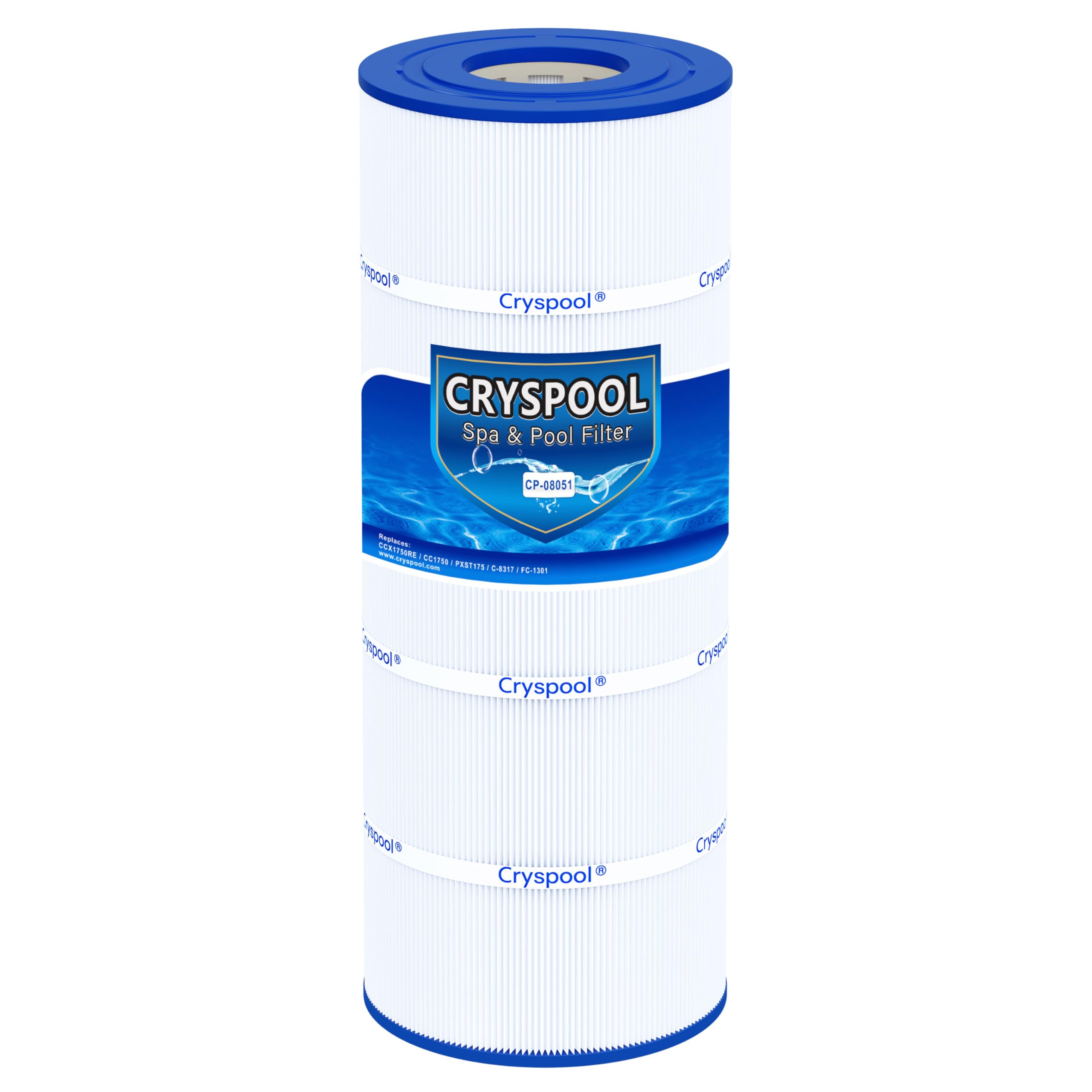 08051 Filter Compatible with XStream CC1750, CCX1750RE, PXST175, C-8317, FC-1301, 175 Sq. Ft Pool Filter Cartridge, 1 Pack-image-33