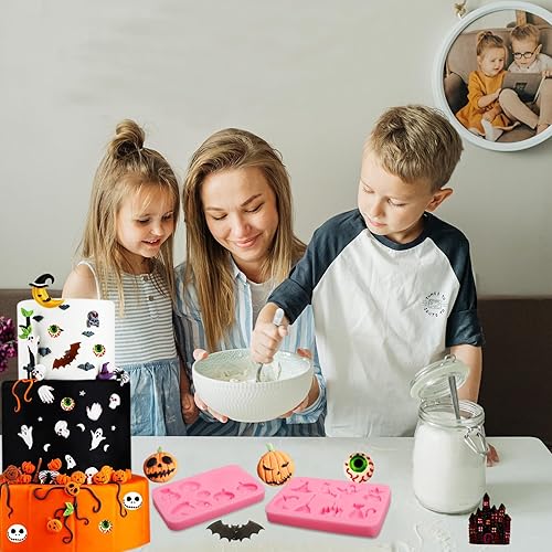 Miniatura 6 de Molde de silicona de araña, para broma de fantasma, de Halloween, para dedos falsos de chocolate, fondant, para decoración de pasteles, decoración