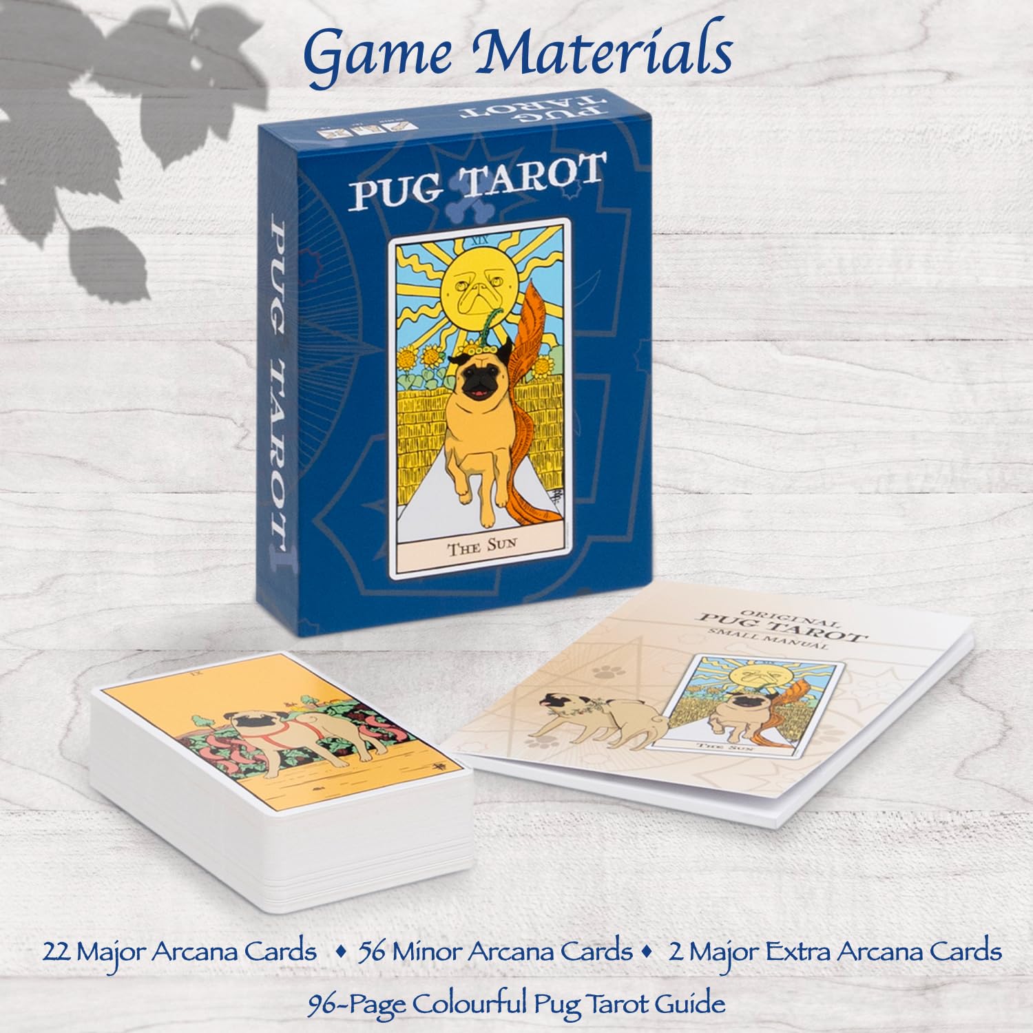Thames & Kosmos Pug Tarot, Tarot Cards with Funny Dog Illustrations, Easy-to-Use Tarot Cards Deck - Image 3
