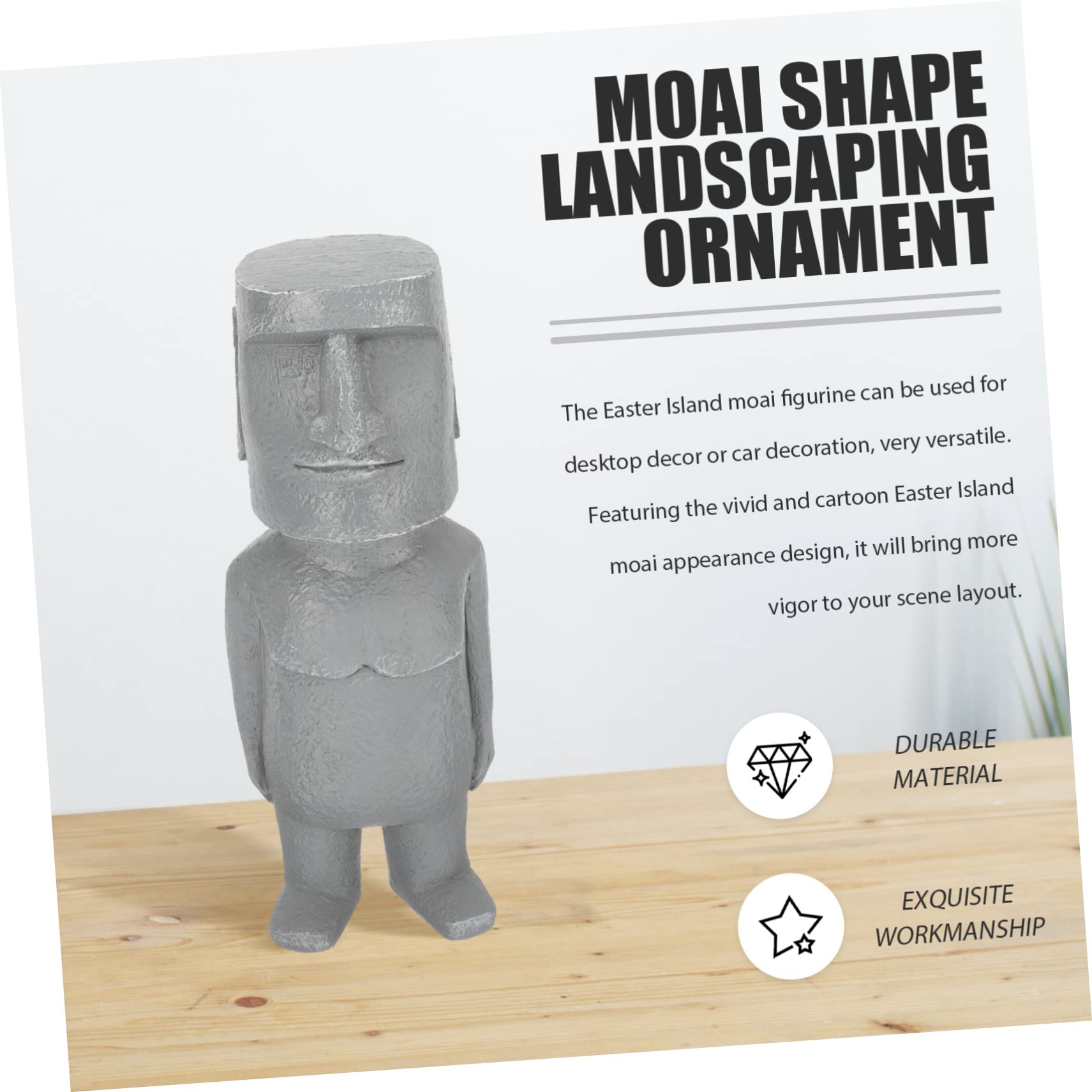 VANZACK Decorazione Moai Per Scrivania e Statua e Delicati Per Del Design e Del Pasquale