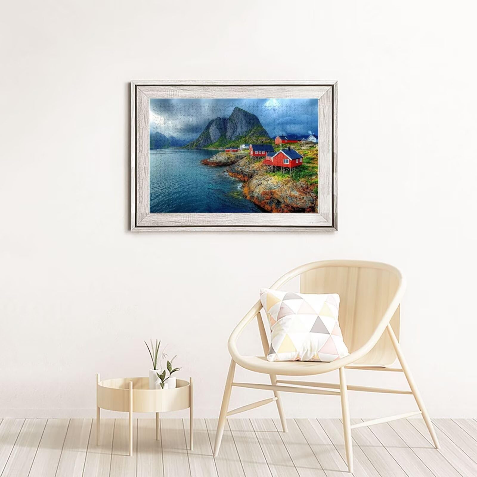 Puzzle 2000 Teile, Puzzle Erwachsene, Holzpuzzle Meer Impossible Jigsaw, Clevere Rätsel, HD Farbe Jigsaw mit Geschenkbox Verpackung for Aesthetic Room Decor, Geschenke für Frauen Berg 100x70cm p-1815