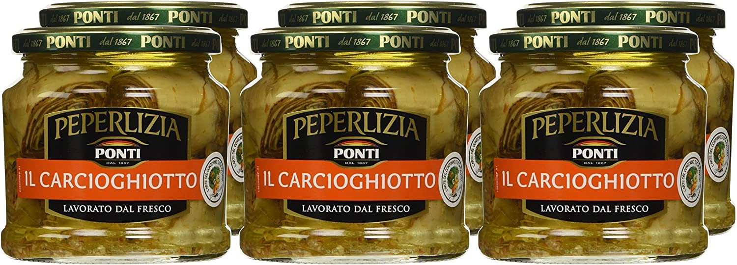 Ponti Peperlizia Il Carcioghotto Artischocken in Sonnenblumenöl 6x 330g